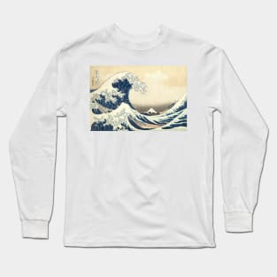 Great Wave Off Kanagawa Long Sleeve T-Shirt